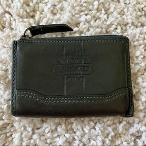 Coach Green Leather Wallet